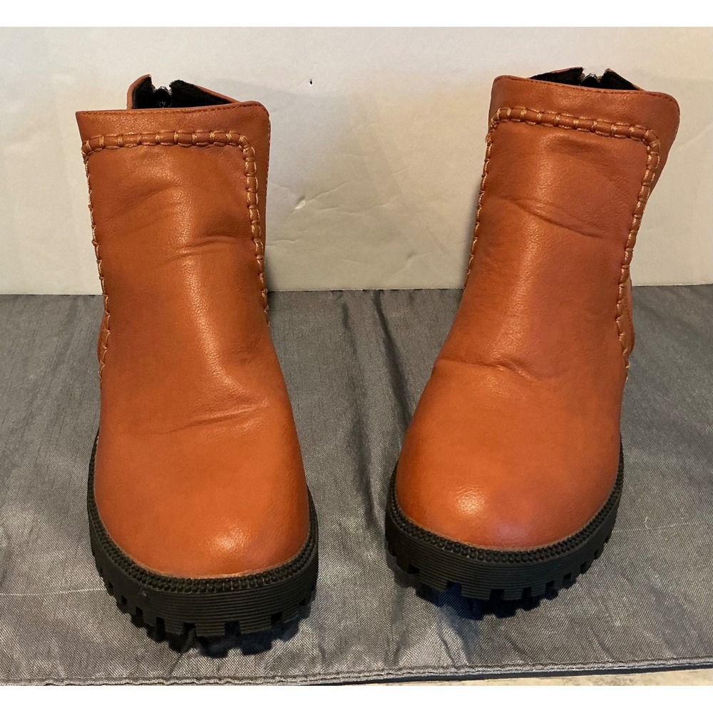 Brown Leather Ankle Boots